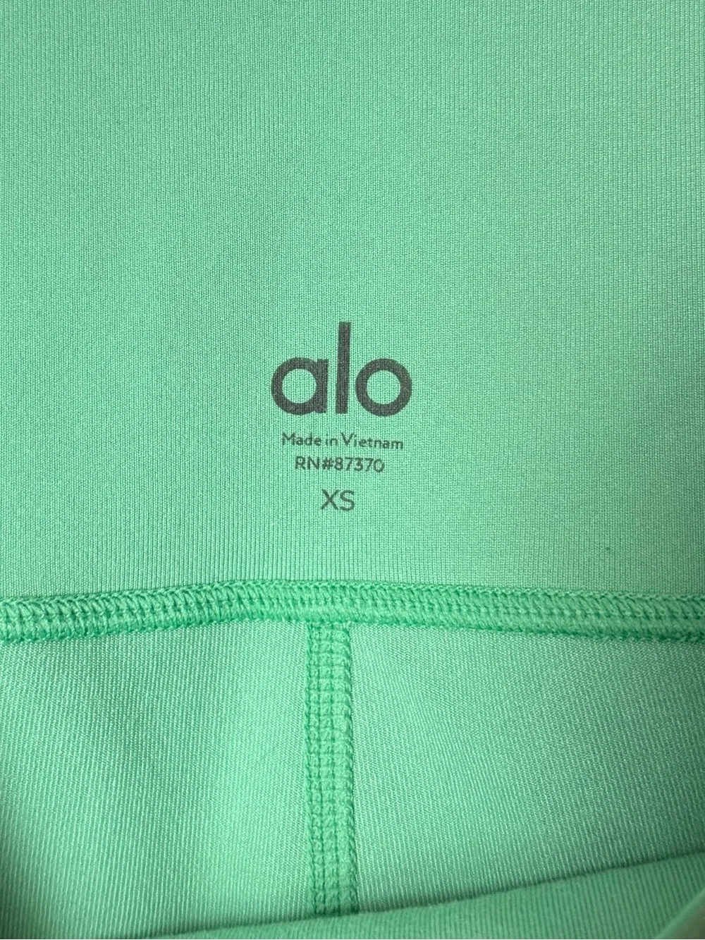 Alo Yoga 7/8 High-Waist Airbrush Leggings Emerald Isle Green XS